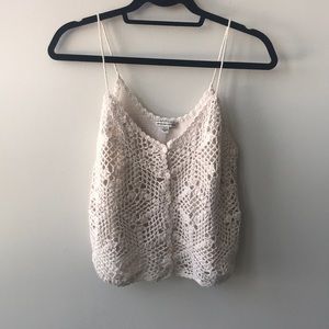 American Eagle crochet Tank